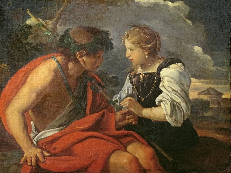 1612-Pierfrancesco Mola - Bacco e Arianna - Collection of the Earl of Pembroke, Wilton House, Wilts